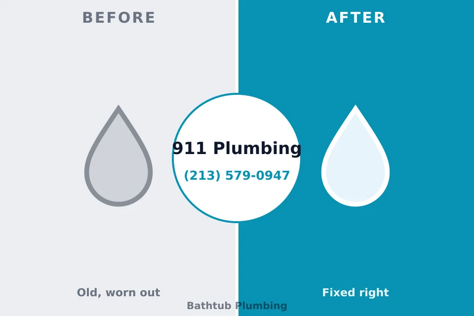 Before and after: plumbing repair Villa Rica, GA